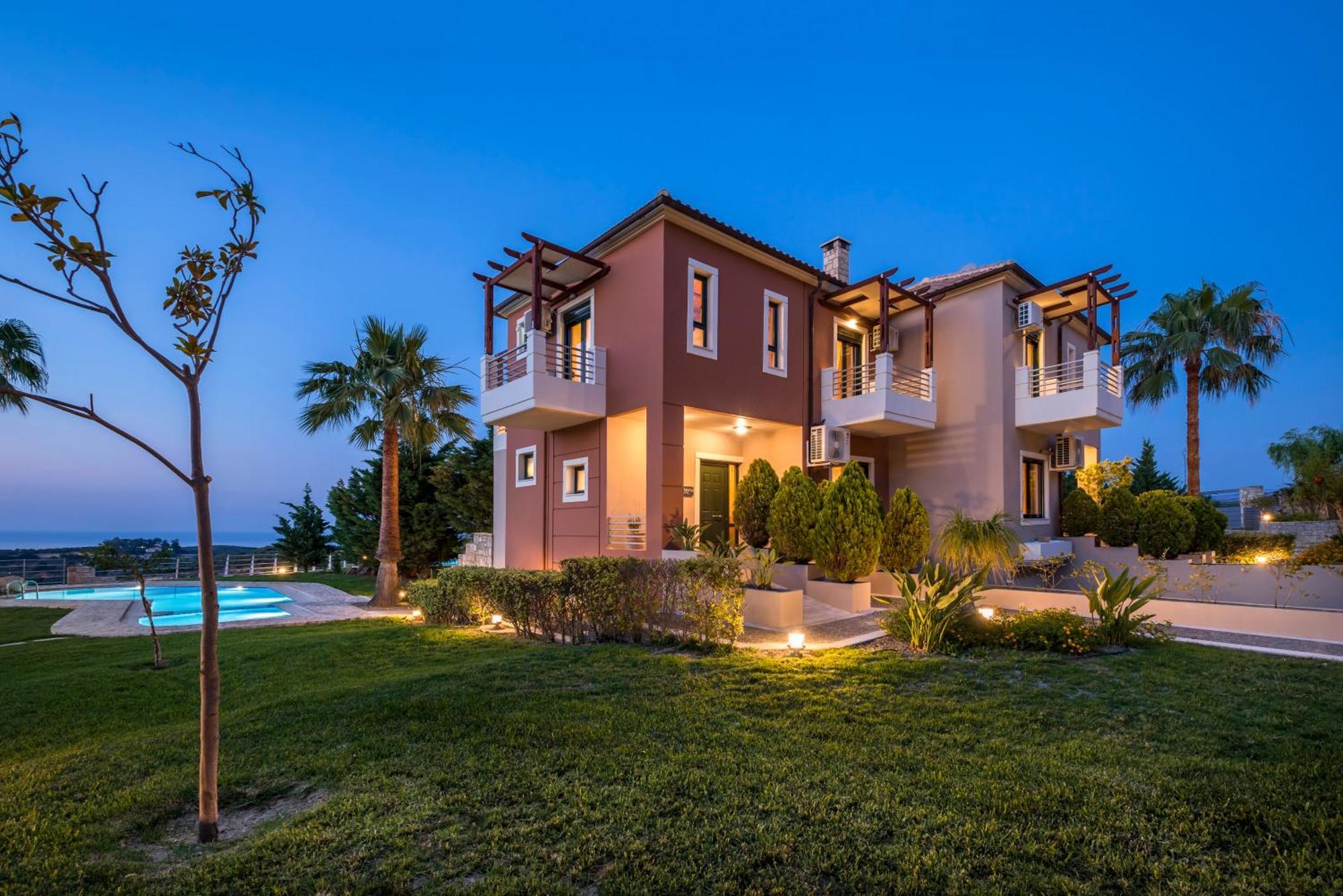 Athina Luxury Villas Xamoudhokhorion  エクステリア 写真